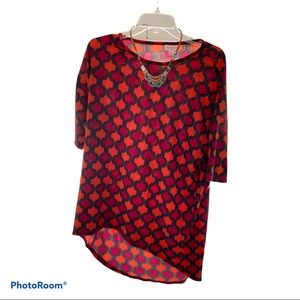 LuLaRoe Red Retro Chic Small